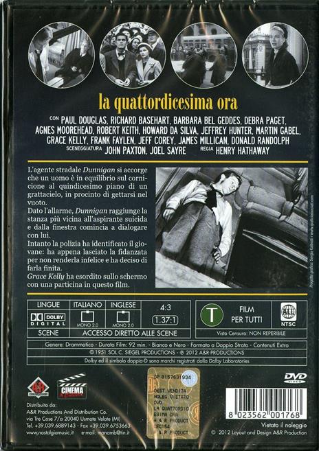 La quattordicesima ora di Henry Hathaway - DVD - 2