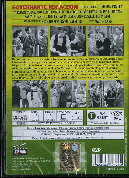 Governante rubacuori di Walter Lang - DVD - 2