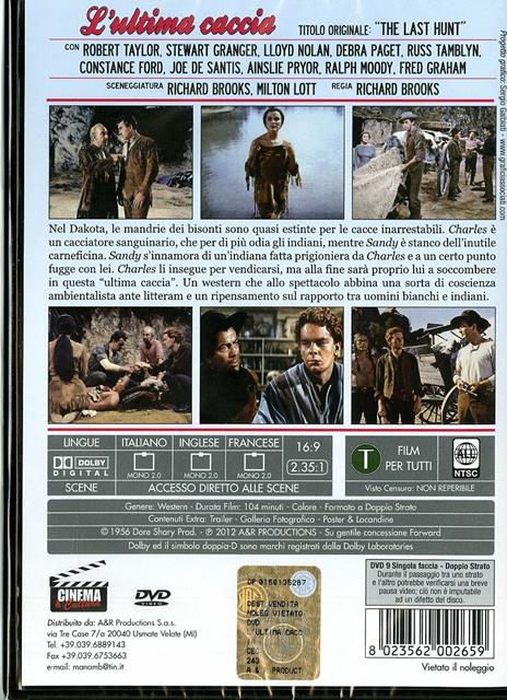 L' ultima caccia di Richard Brooks - DVD - 2