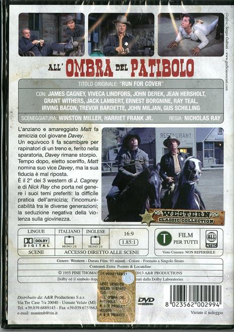 All'ombra del patibolo di Nicholas Ray - DVD - 2