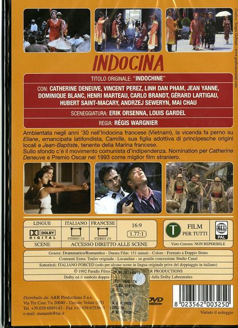 Indocina di Regis Wargnier - DVD - 2