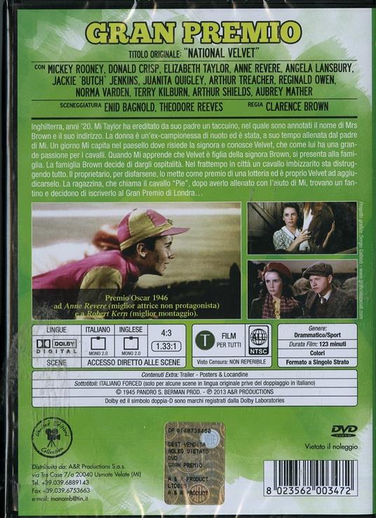 Gran Premio<span>.</span> Limited Edition di Clarence Brown - DVD - 2