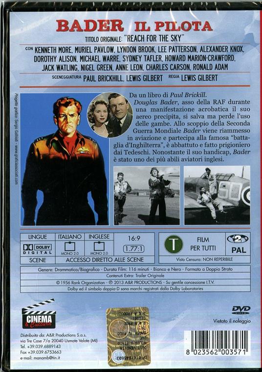 Bader il pilota di Lewis Gilbert - DVD - 2