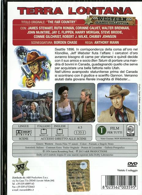 Terra lontana di Anthony Mann - DVD - 2