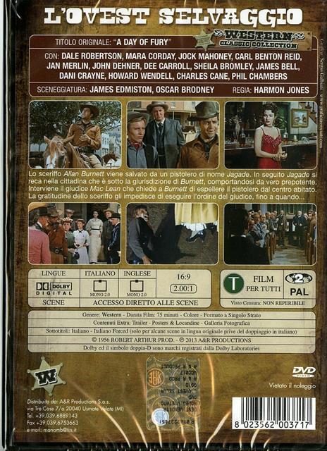 L' Ovest selvaggio di Harmon Jones - DVD - 2