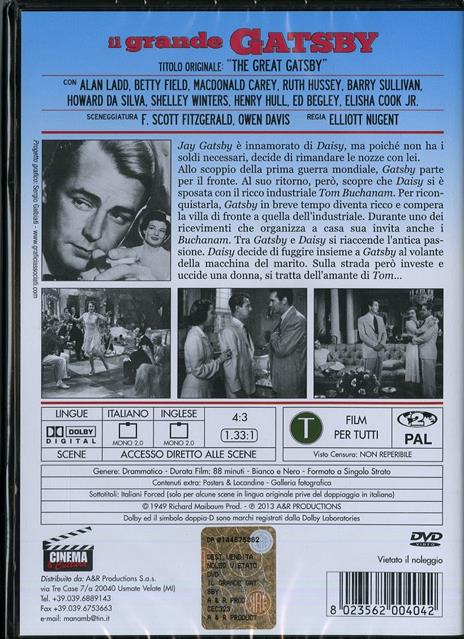 Il grande Gatsby di Elliott Nugent - DVD - 2