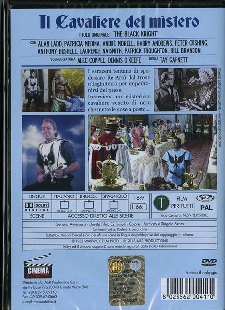 Il cavaliere del mistero di Tay Garnett - DVD - 2