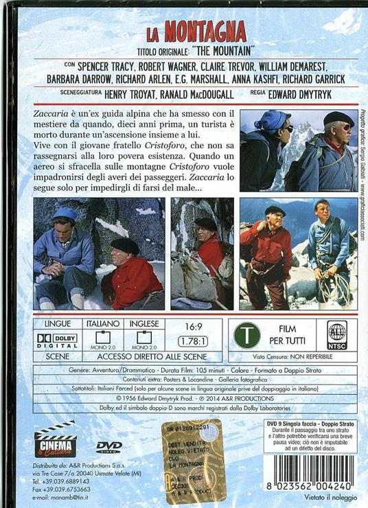 La montagna di Edward Dmytryk - DVD - 2