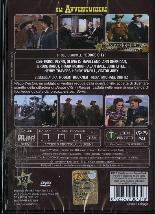 Gli avventurieri di Michael Curtiz - DVD - 2