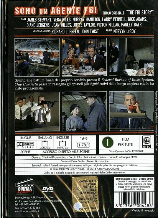 Sono un agente FBI di Mervyn LeRoy - DVD - 2
