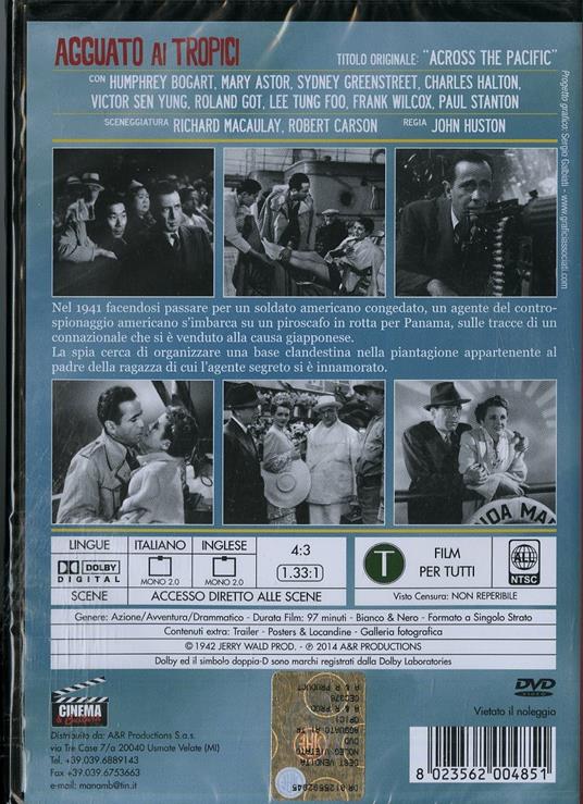 Agguato ai tropici di John Huston - DVD - 2