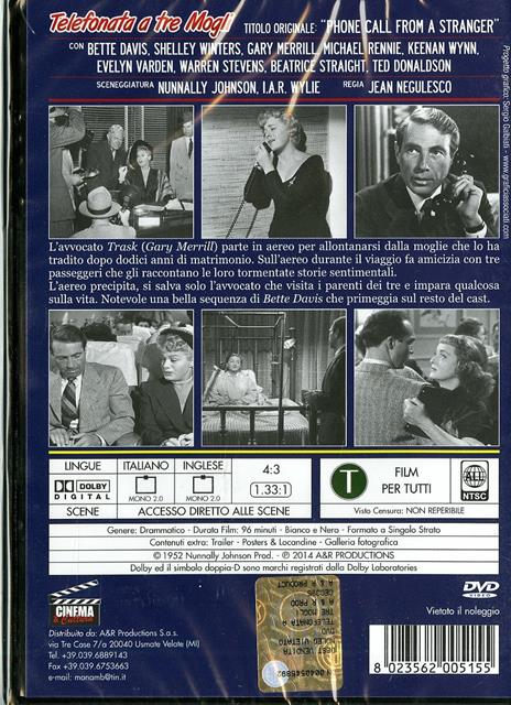 Telefonata a tre mogli di Jean Negulesco - DVD - 2