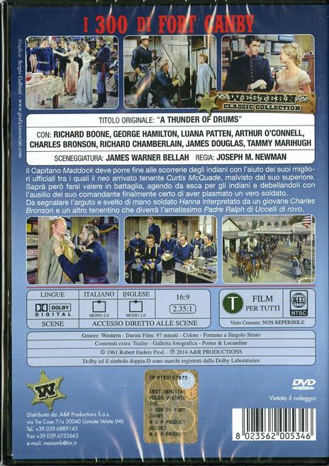 I trecento di Fort Canby di Joseph M. Newman - DVD - 2