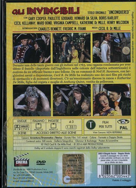 Gli invincibili di Cecil B. De Mille - DVD - 2