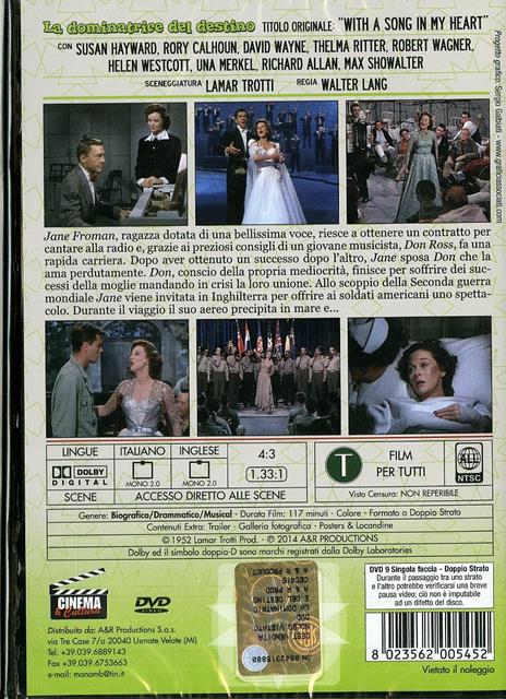 La dominatrice del destino di Walter Lang - DVD - 2
