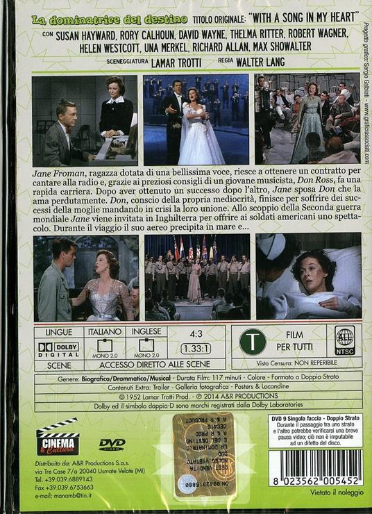 La dominatrice del destino di Walter Lang - DVD - 2