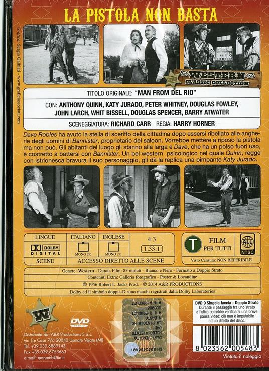 La pistola non basta di Harry Horner - DVD - 2