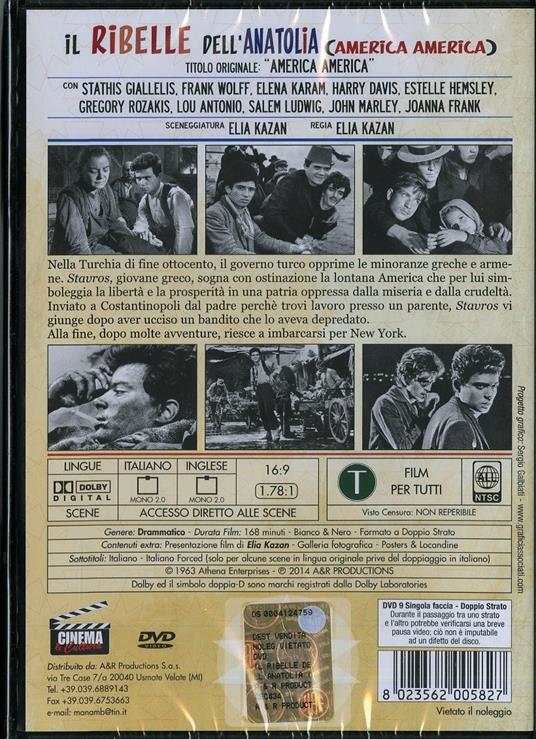 Il ribelle dell'Anatolia di Elia Kazan - DVD - 2