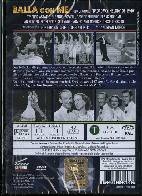 Balla con me di Norman Taurog - DVD - 2