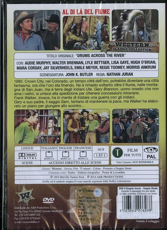 Al di là del fiume di Nathan Juran - DVD - 2