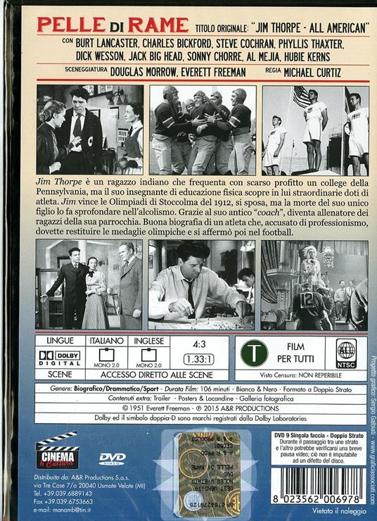 Pelle di rame di Michael Curtiz - DVD - 2