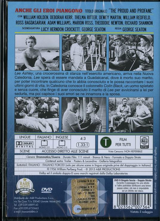 Anche gli eroi piangono di George Seaton - DVD - 2