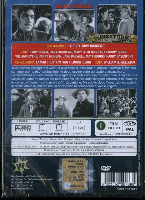 Alba fatale (DVD) di William A. Wellman - DVD - 2