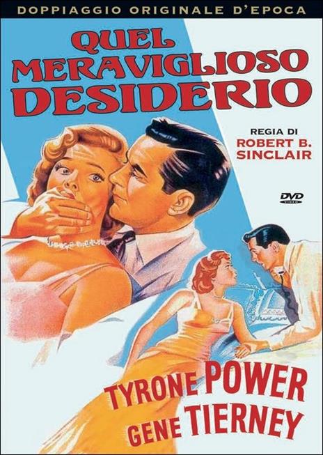 Quel meraviglioso desiderio di Robert B. Sinclair - DVD