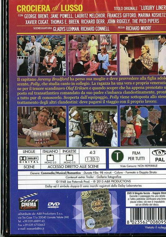 Crociera di lusso di Richard Whorf - DVD - 2