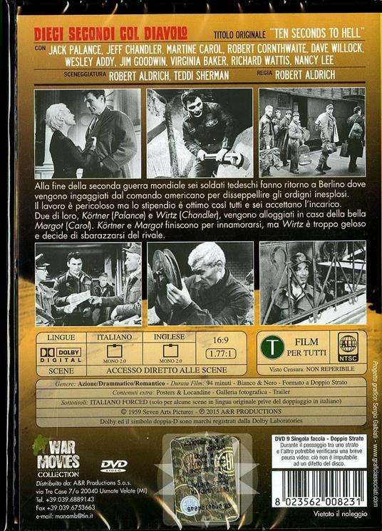 Dieci secondi col diavolo di Robert Aldrich - DVD - 2