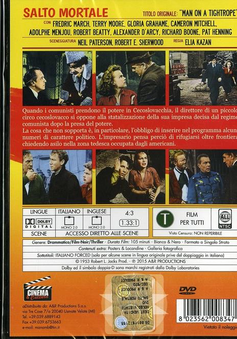 Salto mortale di Elia Kazan - DVD - 2