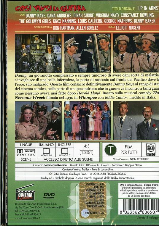 Così vinsi la guerra di Elliott Nugent - DVD - 2