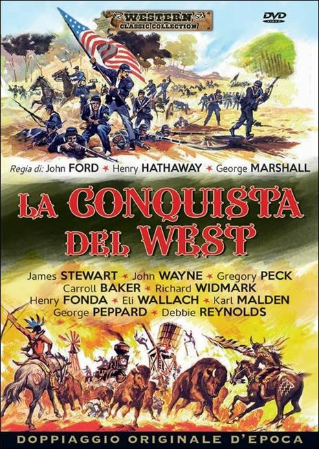 La conquista del West di John Ford,Henry Hathaway,George Marshall - DVD