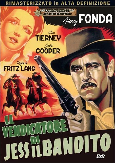 Il vendicatore di Jess il bandito di Fritz Lang - DVD