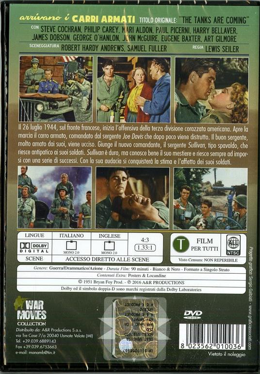 Arrivano i carri armati di Lewis Seiler,David Ross Lederman - DVD - 2