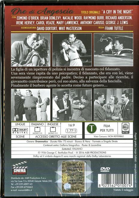 Ore d'angoscia di Frank Tuttle - DVD - 2