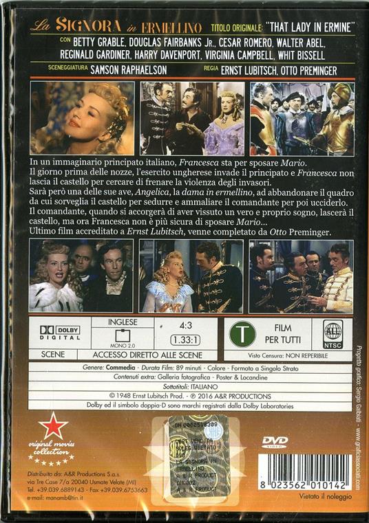 La signora in ermellino di Ernst Lubitsch,Otto Preminger - DVD - 2
