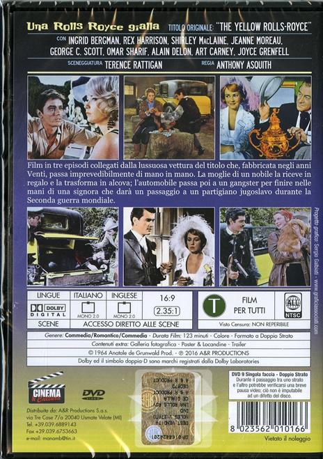 Una Rolls Royce gialla di Anthony Asquith - DVD - 2