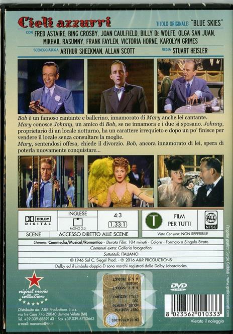 Cieli azzurri (DVD) di Stuart Heisler - DVD - 2