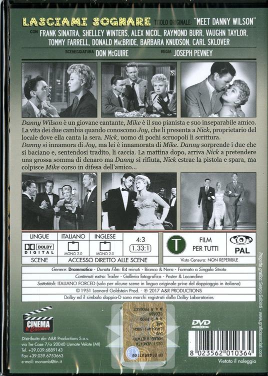 Lasciami sognare (DVD) di Joseph Pevney - DVD - 2