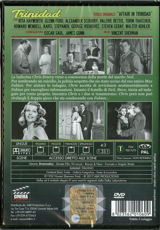 Trinidad (DVD) di Vincent Sherman - DVD - 2