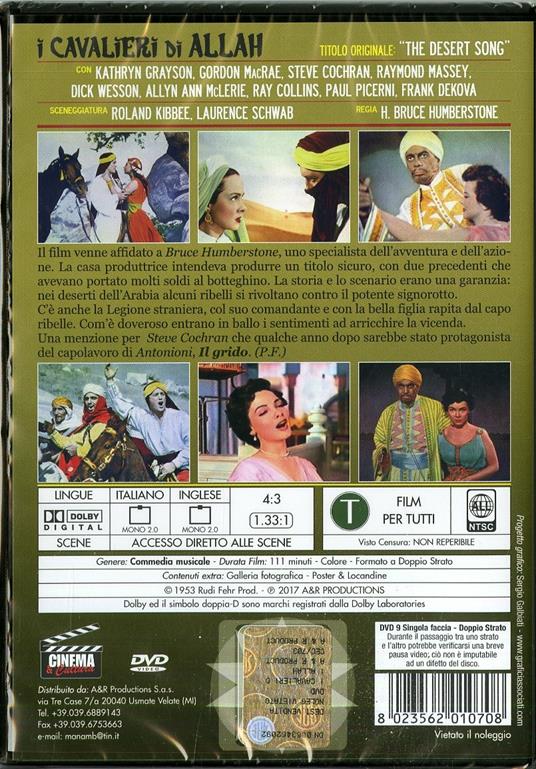 I cavalieri di Allah (DVD) di H. Bruce Humberstone - DVD - 2