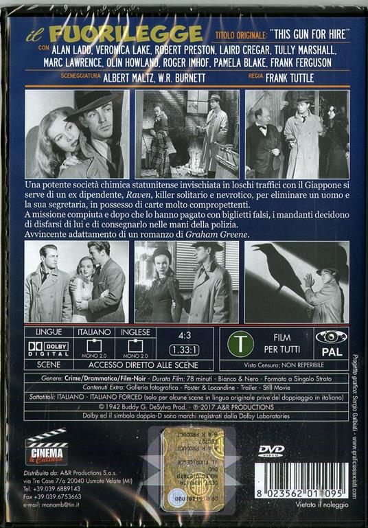 Il fuorilegge (DVD) di Frank Tuttle - DVD - 2