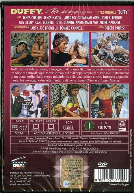 Duffy, il re del doppio gioco (DVD) di Robert Parrish - DVD - 2