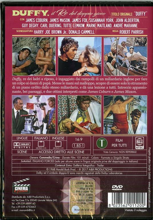 Duffy, il re del doppio gioco (DVD) di Robert Parrish - DVD - 2