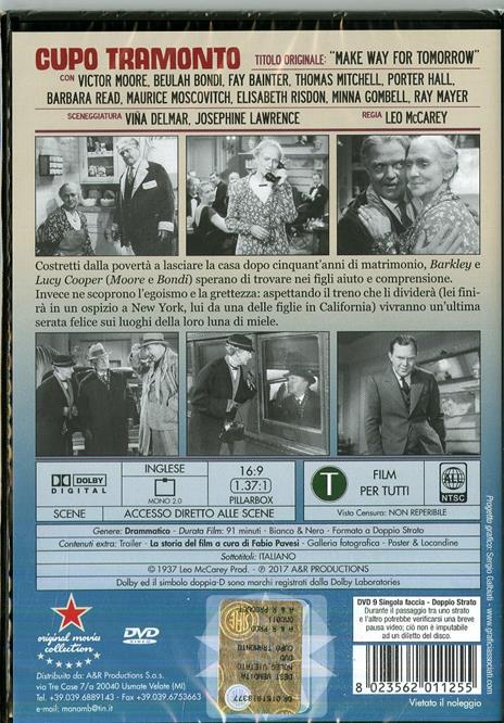 Cupo tramonto (DVD) di Leo McCarey - DVD - 2