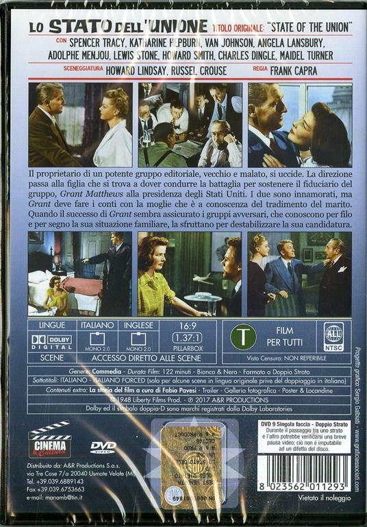 Lo stato dell'unione (DVD) di Frank Capra - DVD - 2