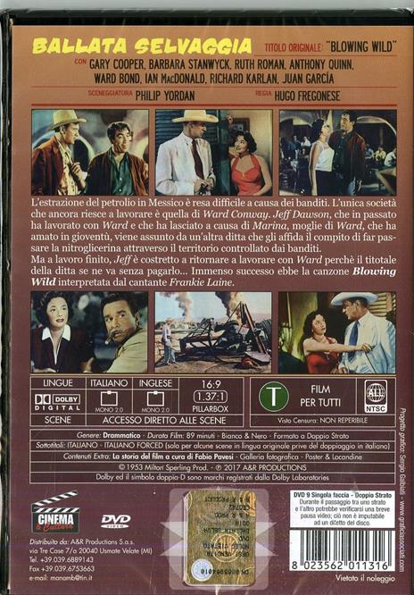 Ballata selvaggia (DVD) di Hugo Fregonese - DVD - 2