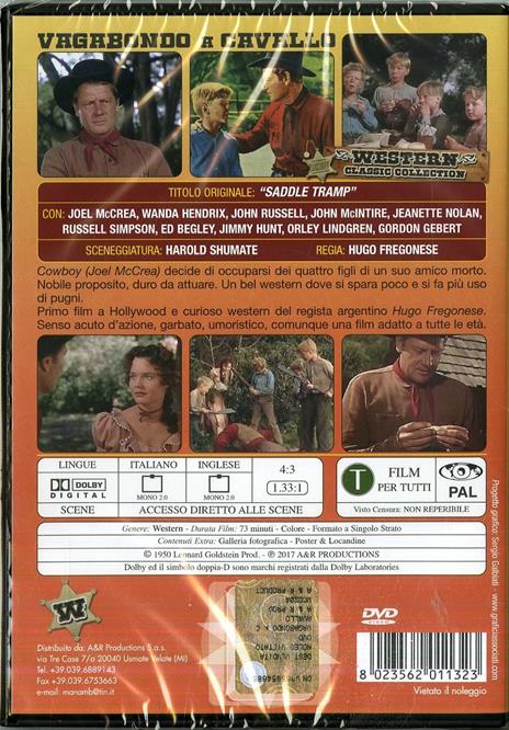 Vagabondo a cavallo (DVD) di Hugo Fregonese - DVD - 2