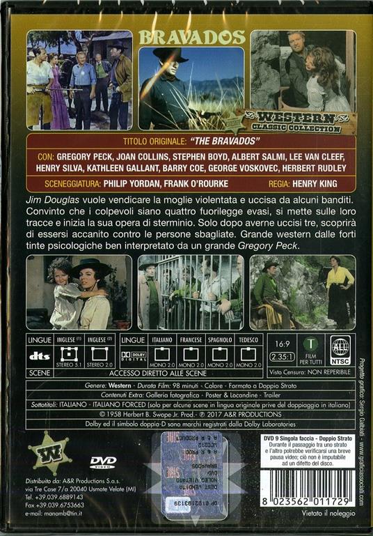 Bravados (DVD) di Henry King - DVD - 2